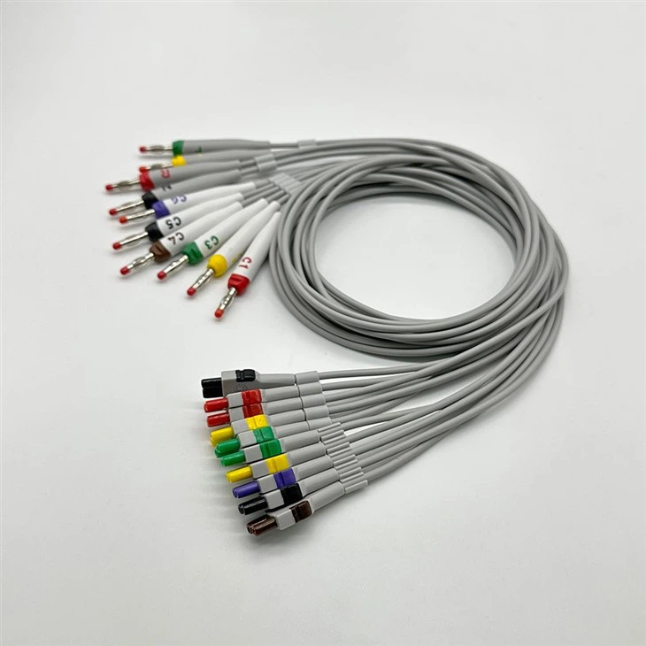 GE Leadwire Set 10-Lead Banana IEC