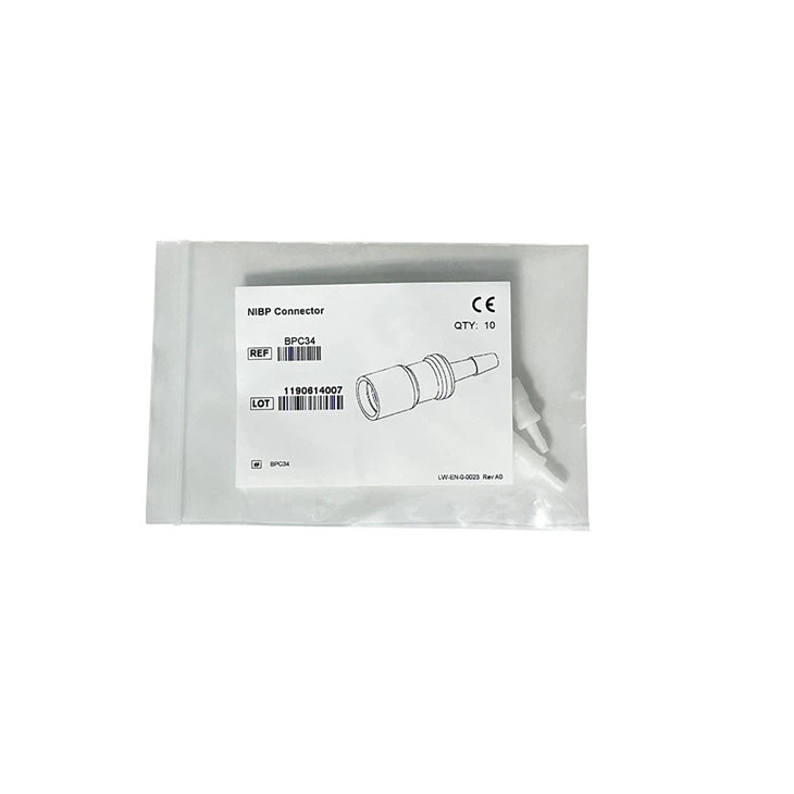 NIBP Connector For Single Tube Cuffs Neonate GE BPC34 BP34
