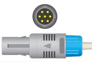 Bioddiogelwch 7 PIN Spo2 estyniad cebl, celf 15-100-0016