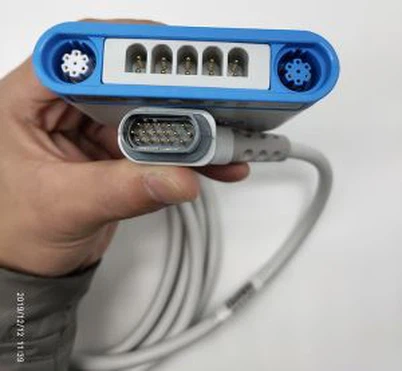 Cebl Addasydd Cefnffyrdd ECG Drager Aml-med